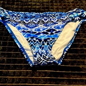 Womens Bikini Bottom Size 8 La Blanca Oasis Ikat New Swimwear